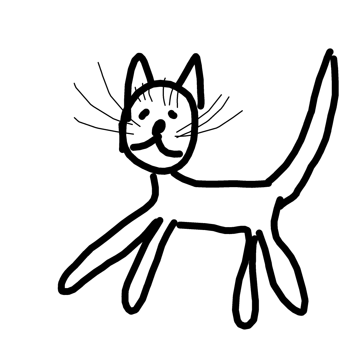 Cat drawing by noidea