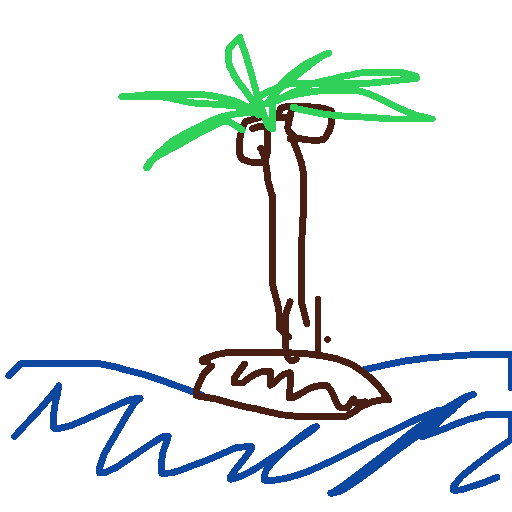 Palm Tree drawing by red-plum-maker