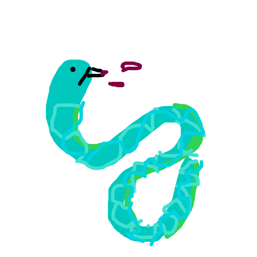 Snake drawing by parkalini