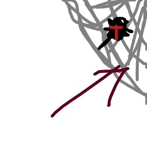 Spider Web drawing by cyan-beta-earth