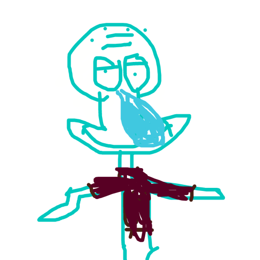 Squidward drawing by brave-super-bliss