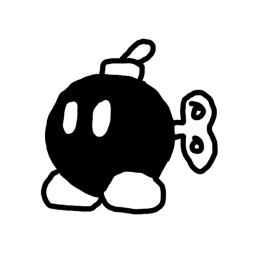 Bob-omb drawing by Guardianoflives