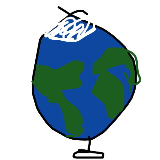 Globe drawing by neon-just-app