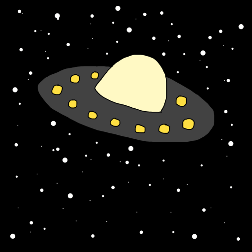 UFO drawing by krissywissy