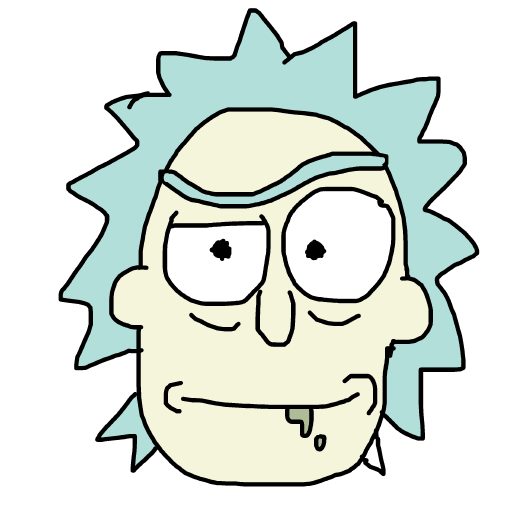 Rick Sanchez drawing by mikl pickle