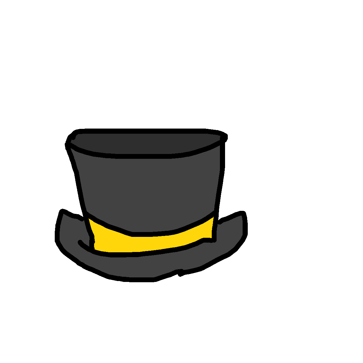 Top Hat drawing by nammy