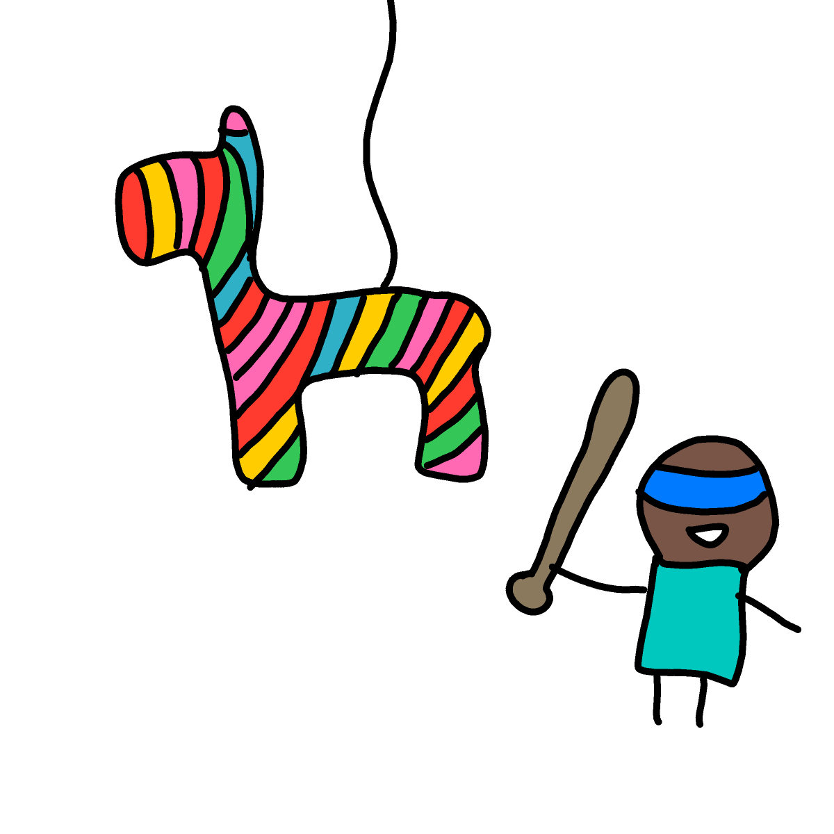 Pinata drawing by conn0rr