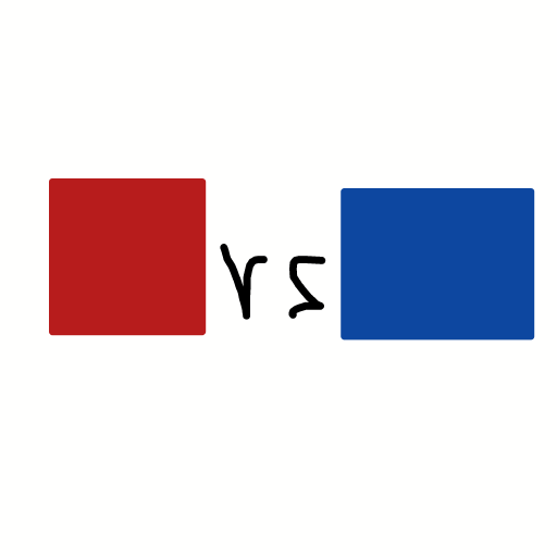 Red vs. Blue drawing by kurtie