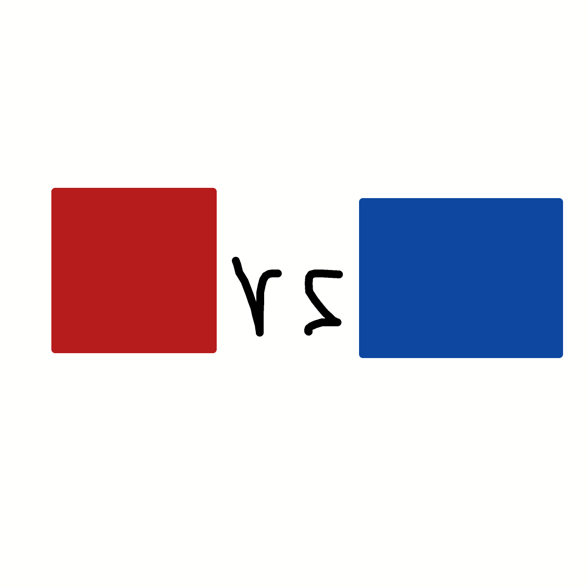 Red vs. Blue drawing by kurtie