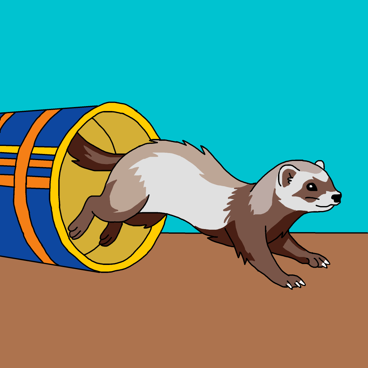 Weasel drawing by monthra