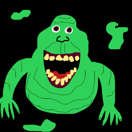 Slimer drawing by jashezilla