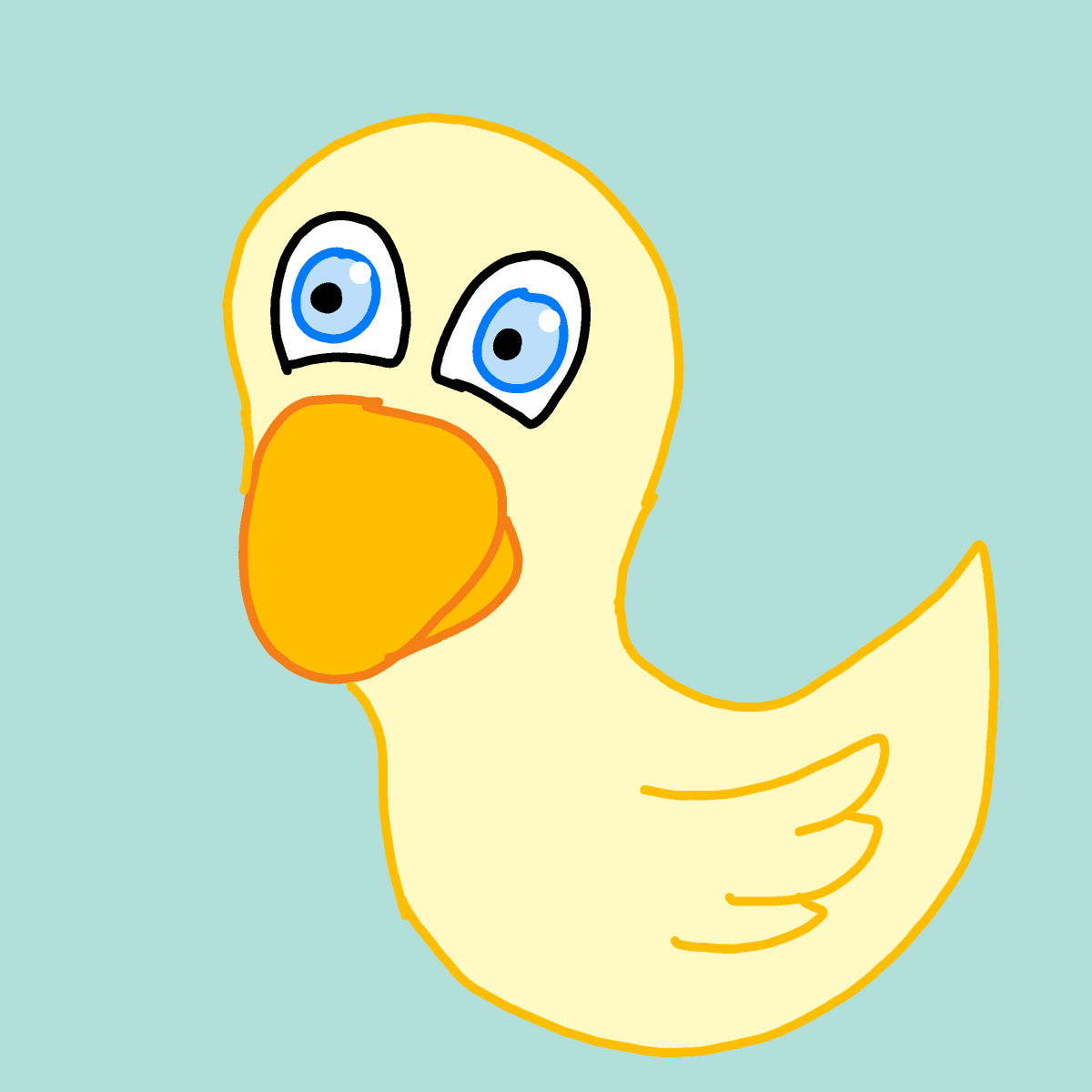Rubber Duck drawing by conn0rr