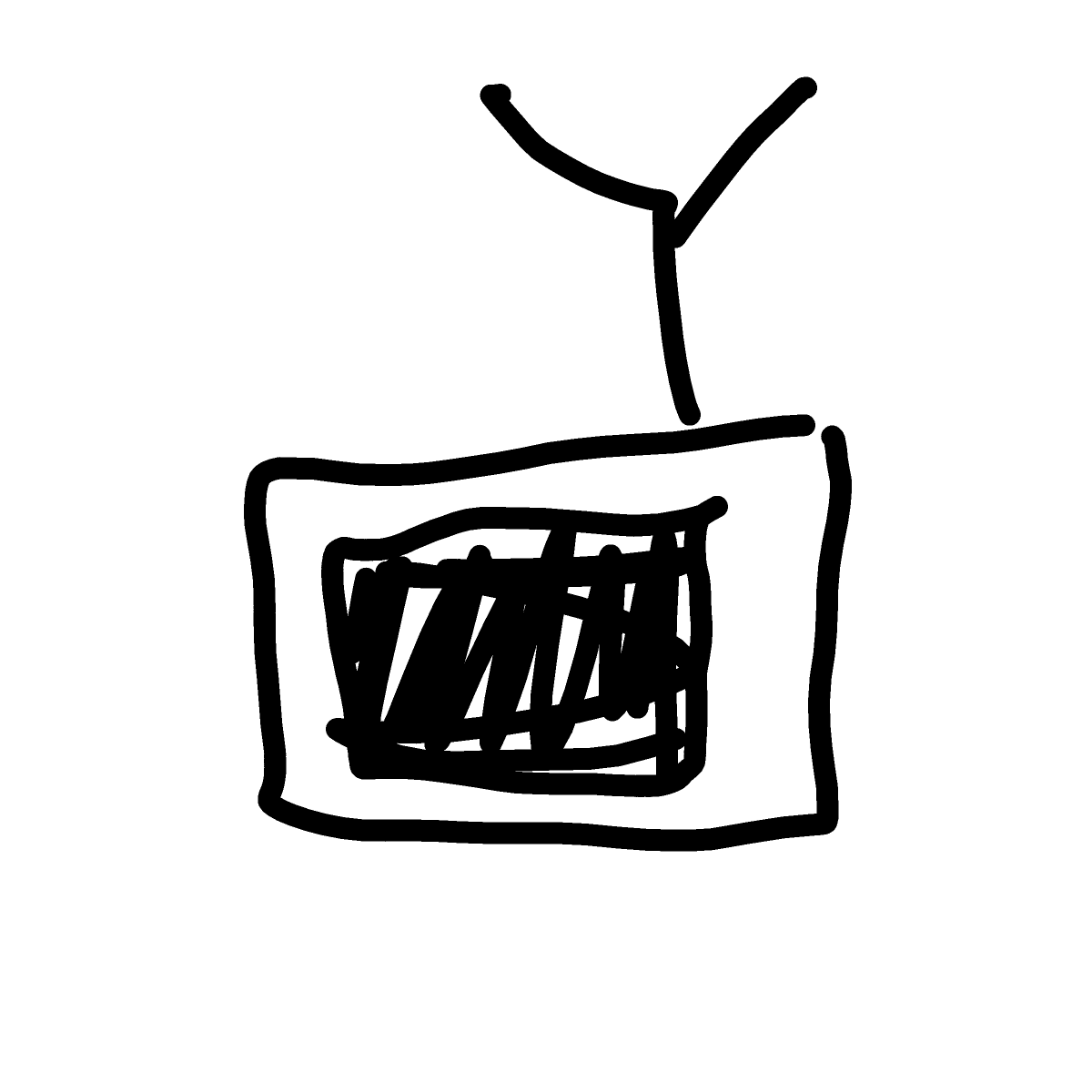 Television drawing by Fejlkode
