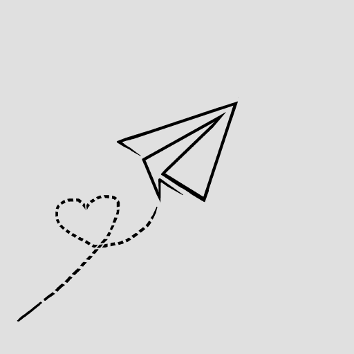 Paper Airplane drawing by misty gris