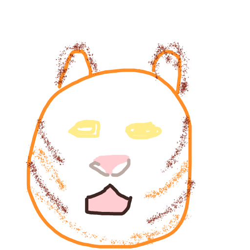 Tiger drawing by bia