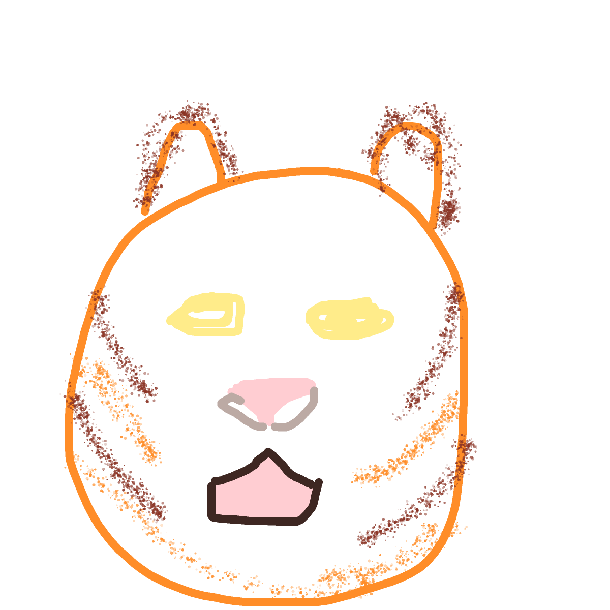 Tiger drawing by bia