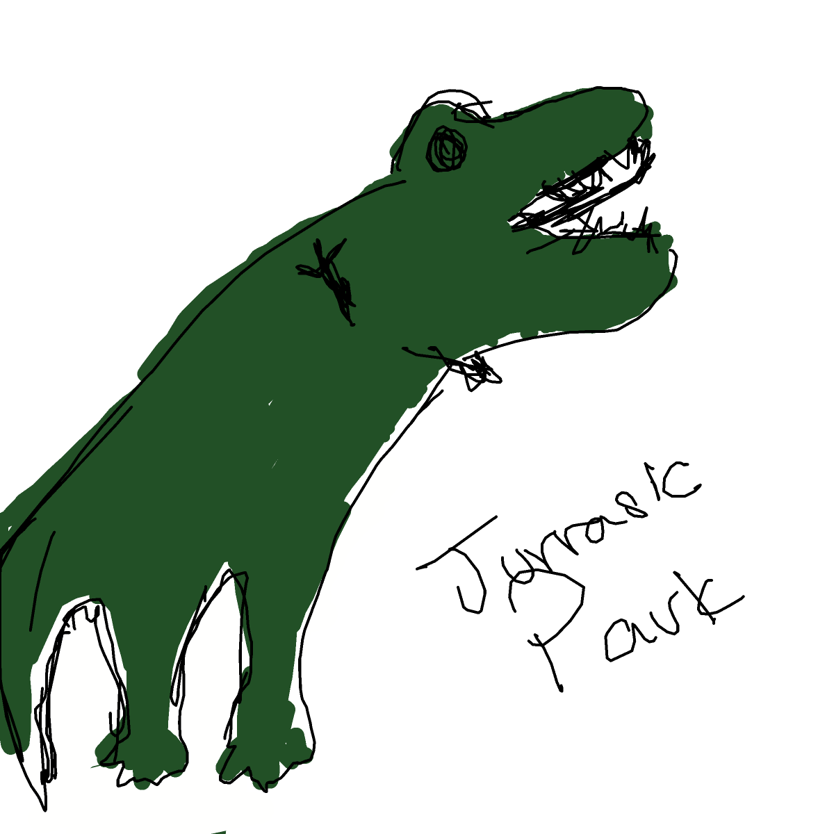 T-Rex drawing by tris - art _ wow