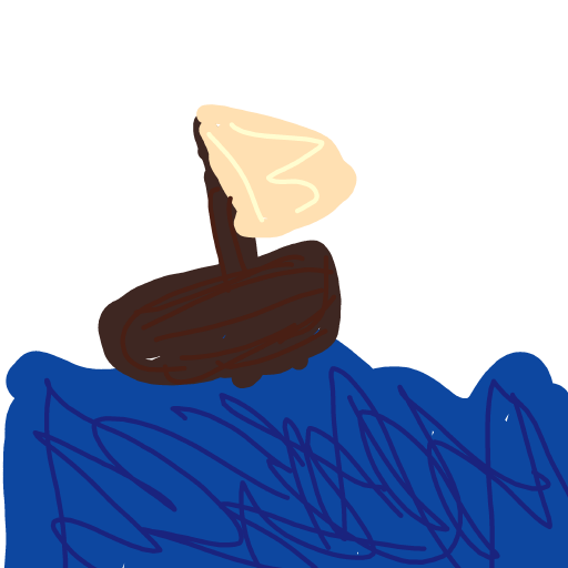 Boat drawing by kckitty