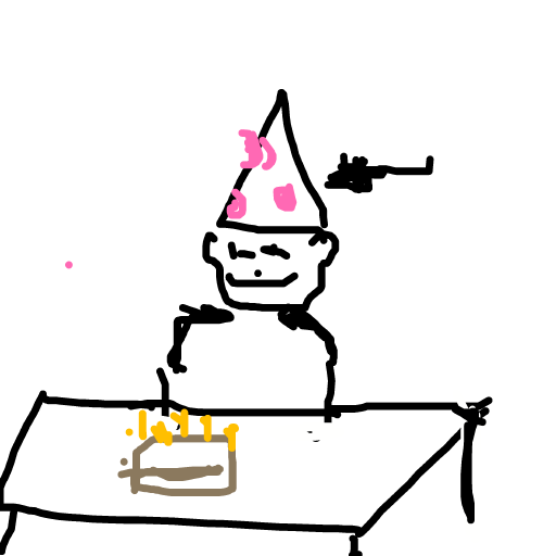 Party Hat drawing by delta-hyper-spire