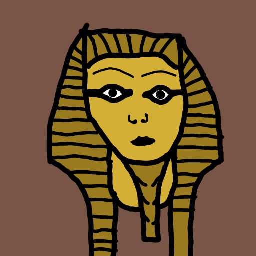 Golden Mask drawing by Purokushi