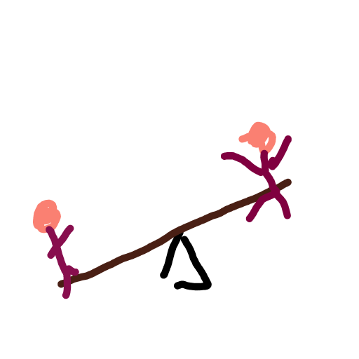 Seesaw drawing by cream-live-style