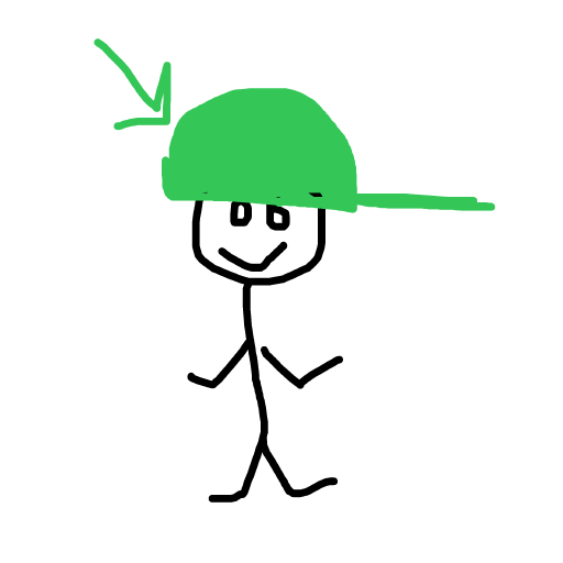 Green Hat drawing by mikestam195