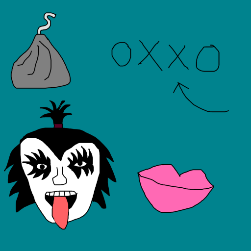 Kiss drawing by krissywissy