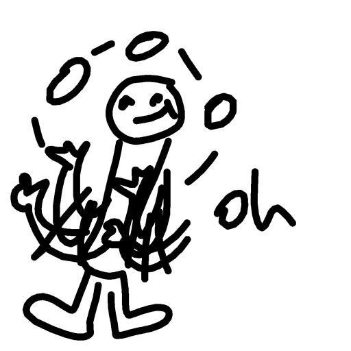 Juggler drawing by othermattbutler