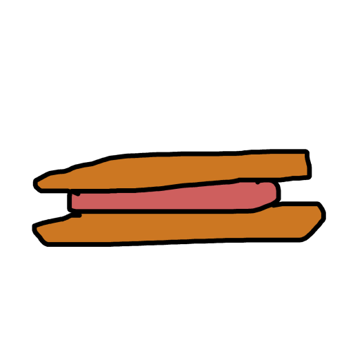 Hot Dog drawing by nyca