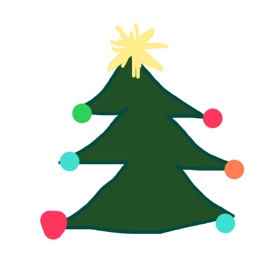 XMas Tree drawing by bia