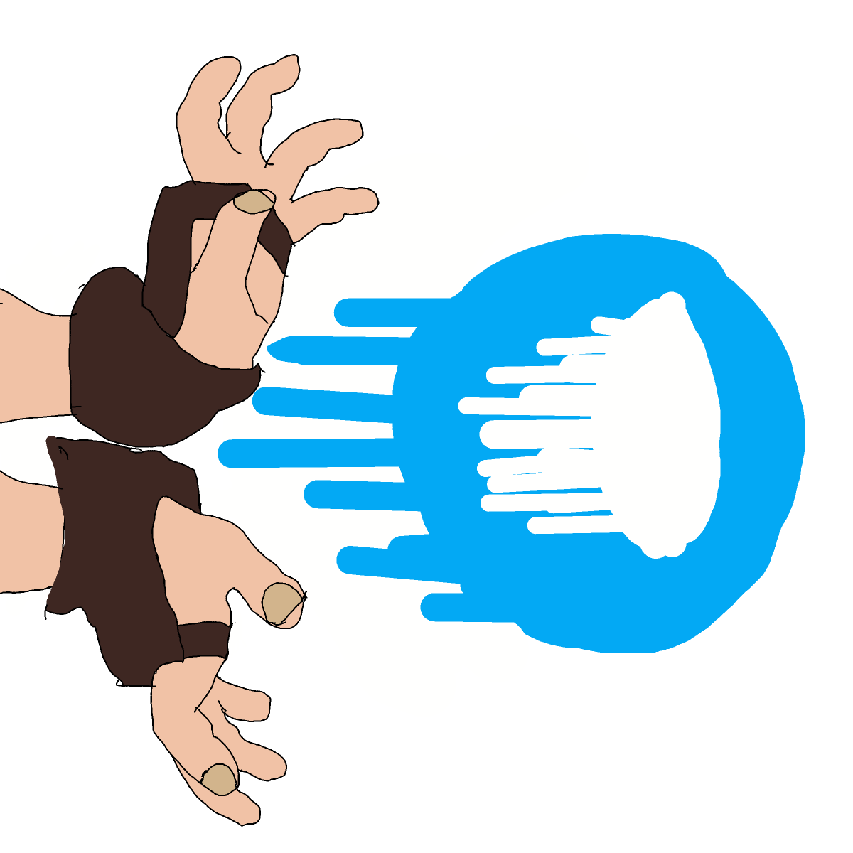 Hadouken drawing by ninja
