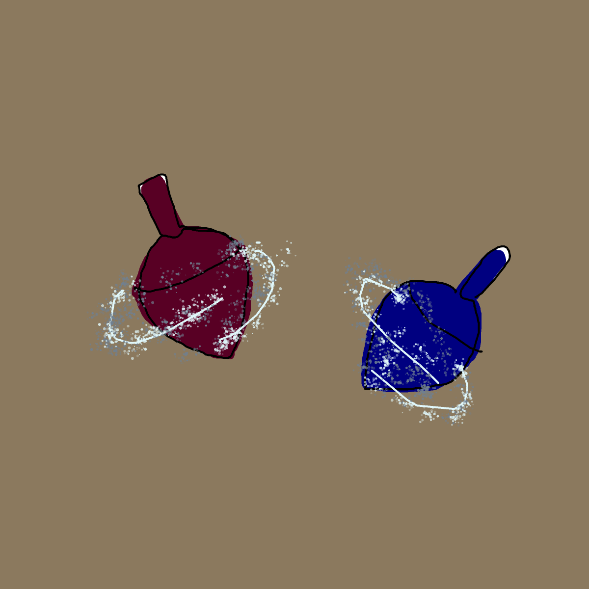 Spinning Top drawing by tris - art _ wow