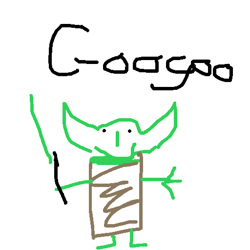 Baby Yoda drawing by light-wild-tower