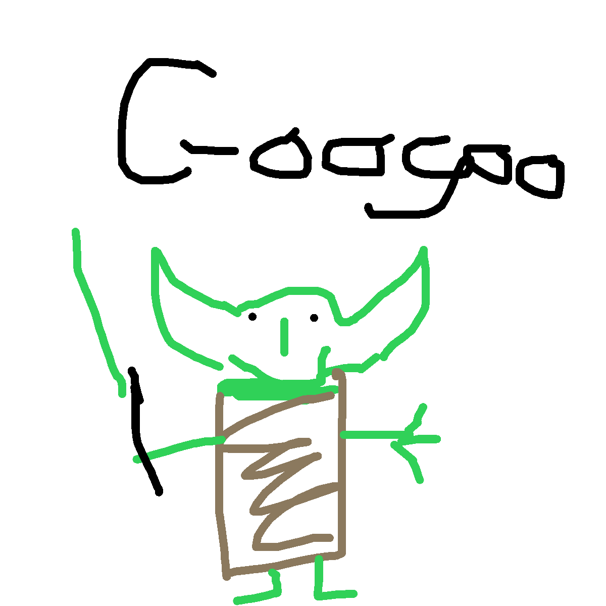Baby Yoda drawing by light-wild-tower