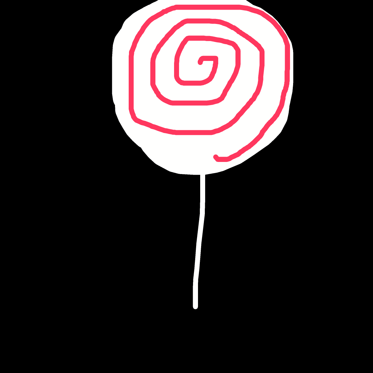 Lollipop drawing by vangogh