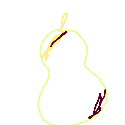 Pear drawing by coal-mild-peace