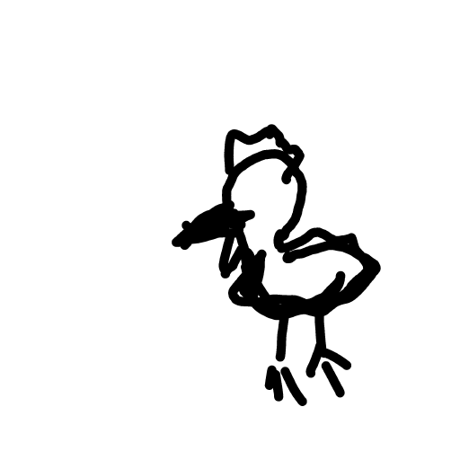 Chick drawing by soft-mint-carve