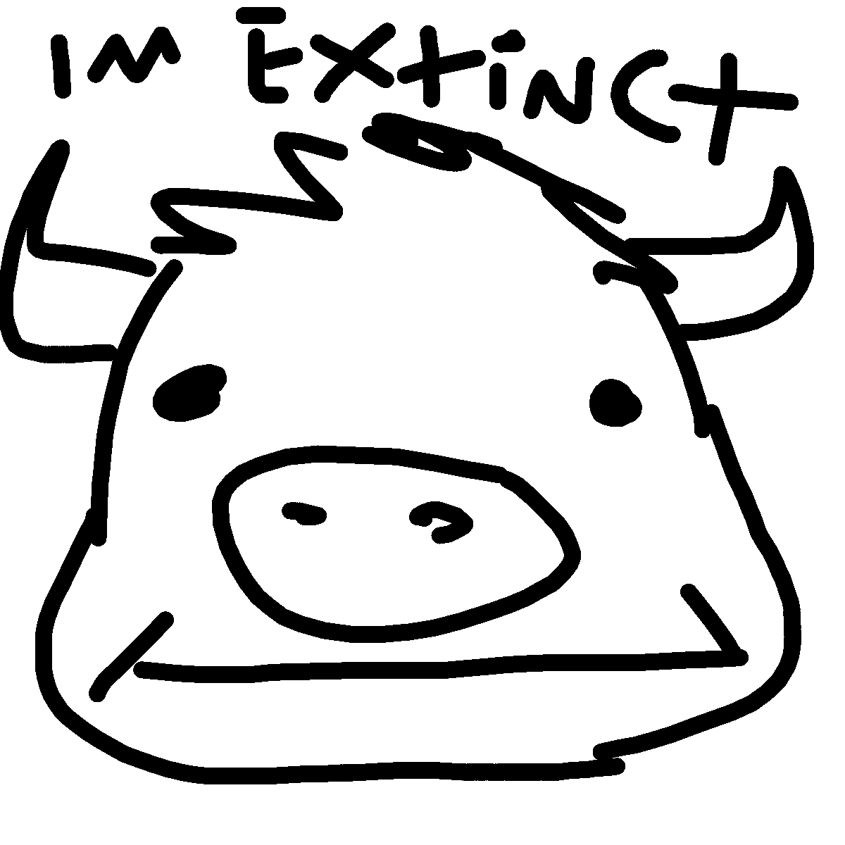 Bison drawing by othermattbutler