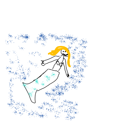 Mermaid drawing by sea-wave-artist