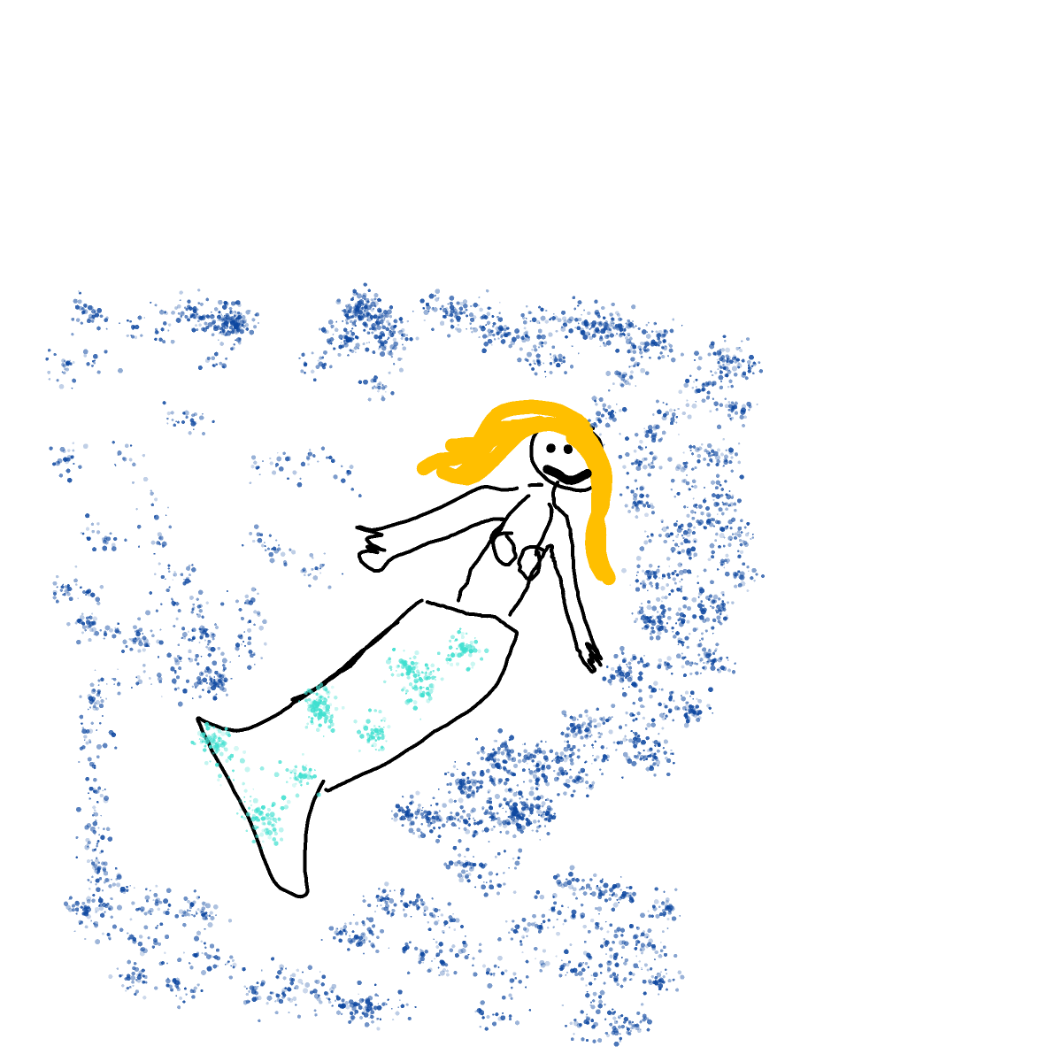 Mermaid drawing by sea-wave-artist