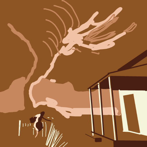 Tornado drawing by Guardianoflives