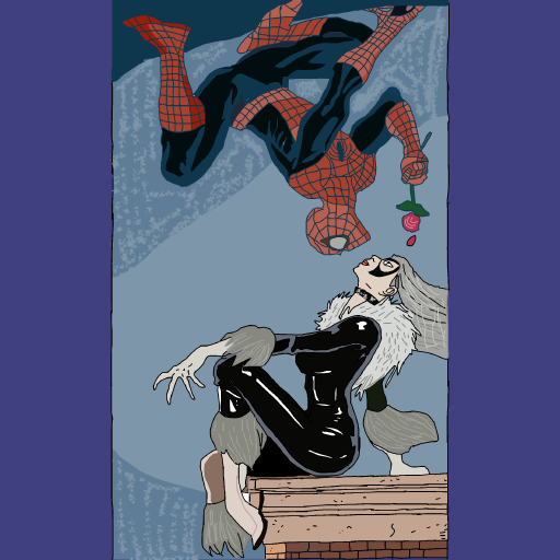Black Cat drawing by justin
