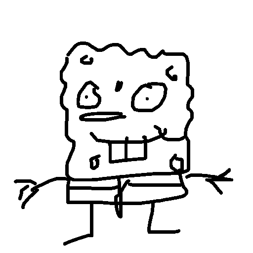 SpongeBob drawing by kboyce