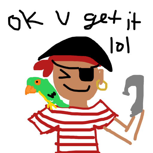 Pirate drawing by piratedgender