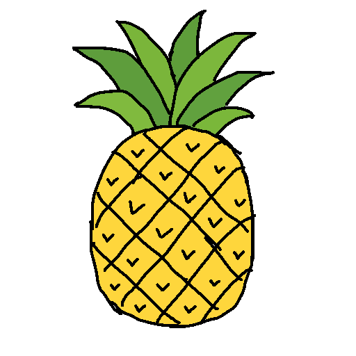 Pineapple drawing by kyle