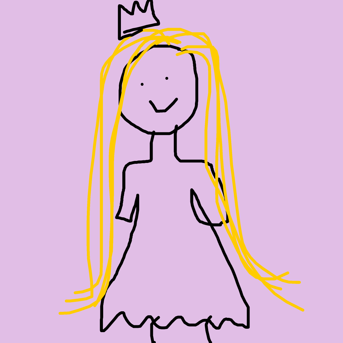 Princess drawing by matea