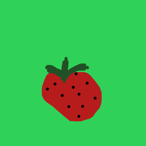 Strawberry drawing by dark-clear-force
