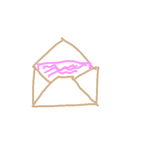 Envelope drawing by amber-graph-hammer