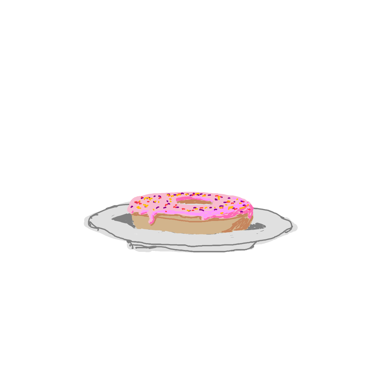 Donut drawing by godor