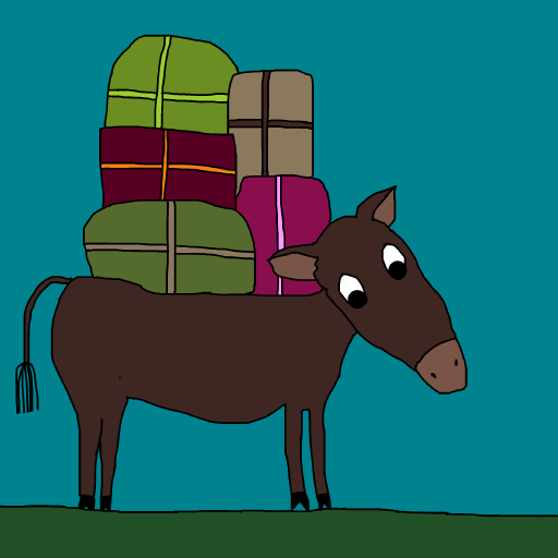 Mule drawing by krissywissy